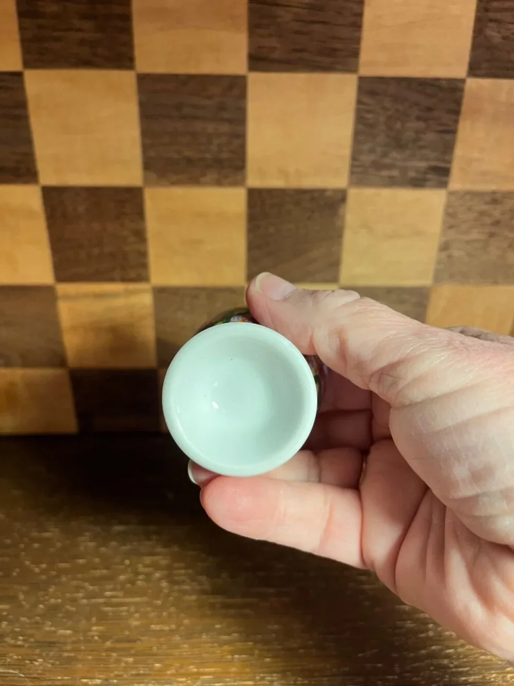 Colorful Mosaic Egg Cup A646